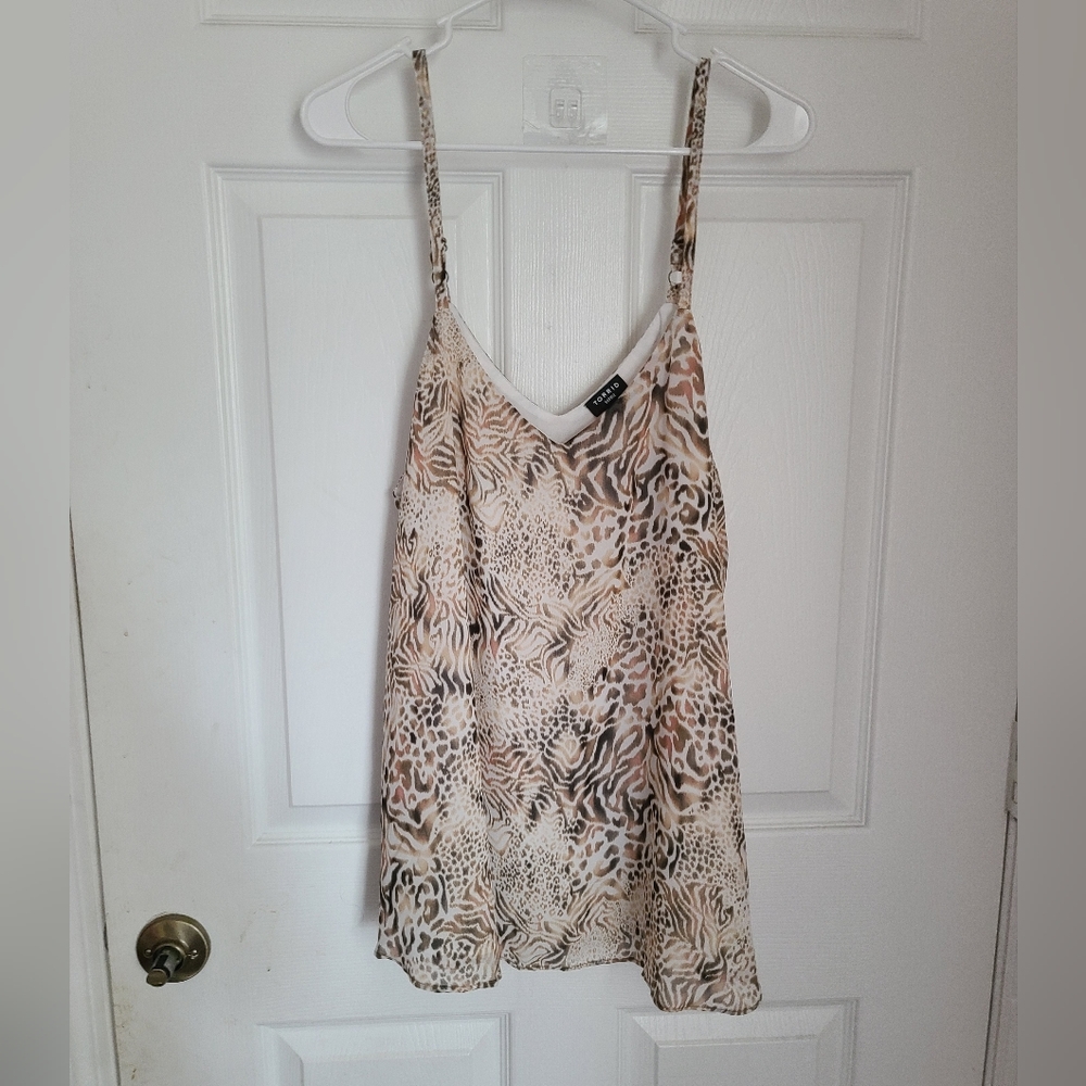 TORRID Animal print flowy tank size 1x